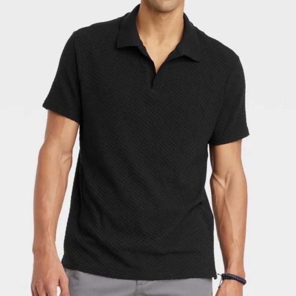 Goodfellow Men's Regular Fit Johnny Collared Polo Shirt Size M